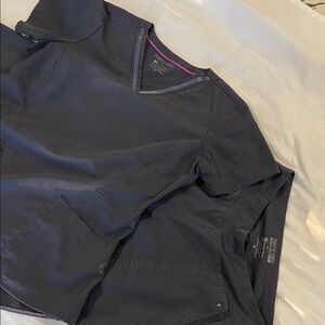 Healing Hands Women's Gray Straight Leg Scrub Set